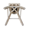International Concepts Emily Bar Height Stool, 30" Seat Height, with Swivel, Unfinished S-6173SW